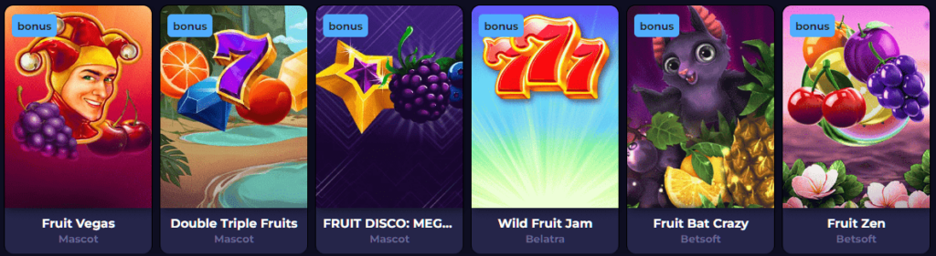 fruits games